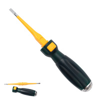 Testeur de tension 80-500V 184mm en acier 40Cr avec lames interchangeables fendues et cruciformes et poignée PP TPR pour fourniture OEM