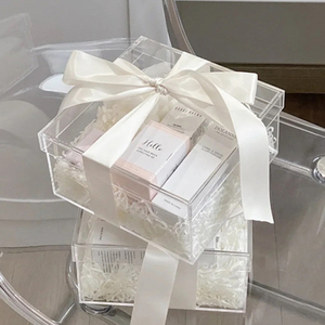 Nhà máy <span class=keywords><strong>plexiglass</strong></span> rõ ràng Acrylic nắp hộp tùy chỉnh hiển thị Acrylic lưu trữ hộp nắp hộp quà tặng - Product Image 1