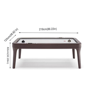 <span class=keywords><strong>Table</strong></span> de <span class=keywords><strong>hockey</strong></span> sur <span class=keywords><strong>air</strong></span> de luxe personnalisable pour 2 joueurs, taille réglementaire adulte, en bois, pour usage commercial, haute pression - Product Image 2