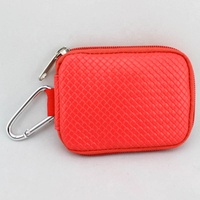 Pochette en néoprène à fermeture éclair pour huiles essentielles, avec grande mousquetelle, pour 10 flacons de 5/8 dram