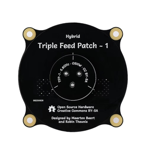 Antenne patch à triple alimentation 5.8GHz SMA / RP SMA antenne polarisée circulairement directionnelle pour lunettes FPV Fatshark <span class=keywords><strong>RC</strong></span> <span class=keywords><strong>Drone</strong></span> - Product Image 1