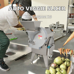 Cortadora de Verduras de Acero Inoxidable, Máquina Cortadora de Cebolla, Rebanadora Comercial de Pepino y Patata, Máquina para Cortar Verduras en Cubos - Product Image 2