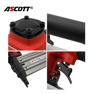 Pistolet à clous pneumatique F50 18GA pour travaux lourds, outil de fixation pour menuiserie, <span class=keywords><strong>cloueur</strong></span> droit pour finition et décoration, compatible <span class=keywords><strong>compresseur</strong></span> d'air - Product Image 4