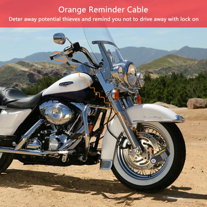 Alarme de verrouillage <span class=keywords><strong>sonore</strong></span> de vélo de moto, verrouillage de frein à disque de moto de 110db, sécurité <span class=keywords><strong>sonore</strong></span>, verrouillage de vélo étanche, autres pièces de vélo - Product Image 6