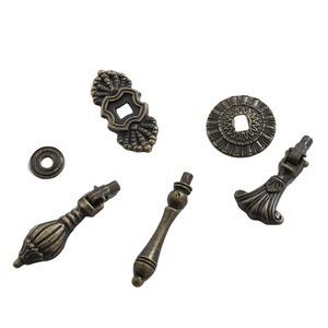 European Style Antique Zinc Alloy Single Hole Cabinet <b>Door</b> Handle Bronze Pastoral Wardrobe Drawer Handle - Product Image 5