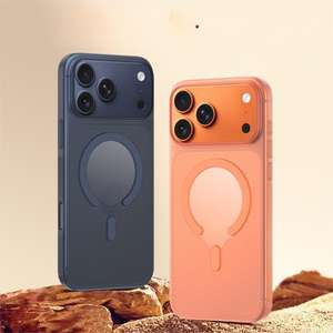 Funda para iPhone 17 Pro Max, ultrafina con textura ondulada, diseño diagonal, magnética, de cobertura total y anticaídas - Product Image 1