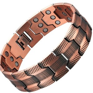 MnB Magnetics - Braccialetto magnetico in puro rame, per