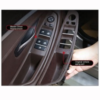 Garniture de panneau d'accoudoir de poignée de porte conducteur intérieure avant gauche pour BMW série 5 F10 F11 F18 520 523 525 528 530 535 51417225873
