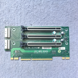 RSC-W2R-666G4 2U RHS WIO Riser 3x PCIe 4.0 X16 Phys X8 Sig Passive HF RoHS มีสินค้าในสต็อก วัสดุ PVC สำหรับเซิร์ฟเวอร์ Supermicro - Product Image 3