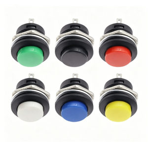 High Quality 2CM <b>Small</b> Circle Start Button <b>Game</b> Console Accessories Coin Counting Machine Opening 16mm 3A250VAC Connector - Product Image 4