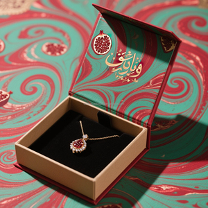 Christmas Gift Packaging Luxury Moissanite Ring Earrings Tennis Chain Bracelet Small <b>Paper</b> Jewelry Box - Product Image 1