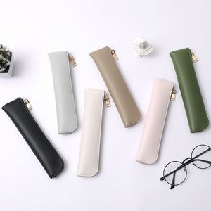 Estuches de Lápices de Cuero PU, Bolsa de Almacenamiento de Papelería Colorida, Estuche de Lápices de Alta Gama para Niñas, Regalo para Estudiantes - Product Image 1