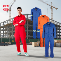 Ensemble de vêtements de travail certifiés EN, respirant et imperméable en coton avec logo personnalisé, directement de l'usine - Veste et pantalon pour la réparation automobile