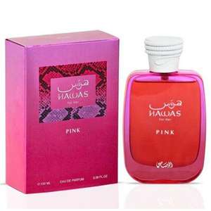 Hawas <b>Pink</b> Eau De Parfum 100Ml For Women Floral Scent Long Lasting <b>Spray</b> - Product Image 1