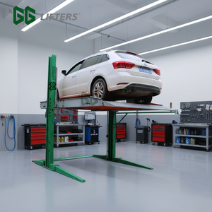 Two <span class=keywords><strong>Poat</strong></span> 2-Car 2300kg Carport de acero hidráulico con sistema de estacionamiento de elevación para estacionamiento de automóviles - Product Image 1