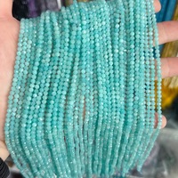 Perles de pierre naturelle à facettes de 2, 3, 4 mm, Agate Fleur, Mini perles intercalaires lâches pour la fabrication de bijoux DIY, colliers, bracelets, cadeaux de fêtes