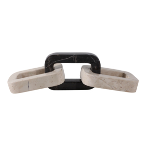 Scultura decorativa a catena di marmo per l'arredamento di casa e bagno - Product Image 6
