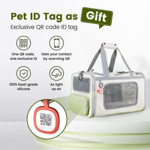 Sac à dos portable pour chat pour les voyages, sac souple pour animaux de compagnie pour les voyages en avion, extensible pour les voyages en avion, sac respirant pour chien pour les trajets en voiture - Product Image 5