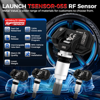 Sensor TPMS LAUNCH TSENSOR-05S de Aleación de Aluminio, 2 en 1, Doble Frecuencia 315Mhz y 433Mhz, Universal, Programable, OEM, Sensor RF TPMS