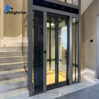 Ascenseur hydraulique extérieur pour hôtel et résidence, 4 étages, Ascensores Para Residencias
