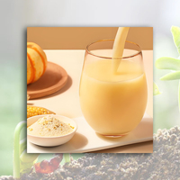 Poudre de lait de soja biologique riche en protéines, saveur de haricot, sans OGM, boisson nutritive pour le petit-déjeuner