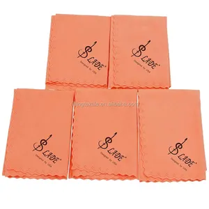 Instrument Cleaning Cloth Musical Clean Tool Microfiber Cloth for Guitar Violin Ukulele Clarinet Saxophone