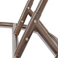Fauteuil suspendu en rotin double place pour jardin, chaises de patio en osier, nettoyage facile, fauteuil suspendu avec support