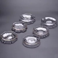 Soucoupe à thé ronde isolante en verre de style japonais, accessoire créatif pour service à thé Kung Fu, support de tasse, soucoupe à thé Phnom Penh