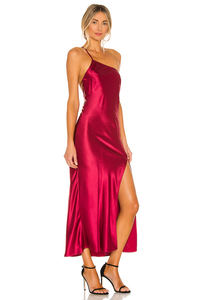 Di alta Qualità di Slittamento Del <span class=keywords><strong>Vestito</strong></span> Raso di Seta Maxi <span class=keywords><strong>Vestito</strong></span> Con Cinghie di Colore Solido Delle Donne di Un <span class=keywords><strong>Vestito</strong></span> Dalla Spalla - Product Image 5