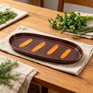 <span class=keywords><strong>Assiette</strong></span> en céramique blanche avec motif champignon et abeille, magnifique design printanier pour la table de cuisine, décoration de service, vente en gros, cadeau en vrac - Product Image 4