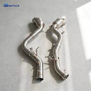 ท่อดาวน์ไปป์ FlowTech Racing สำหรับ Mercedes Benz GT63 GT63S X290 M177 4.0L V8 Twin Turbo ผลิตจากสแตนเลส 304 แบบไหลสูง - Product Image 6
