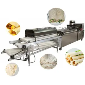 Good quality auto automatic tortilla maker machine used chapati making machine for sale pita bread packing machine dough sheeter