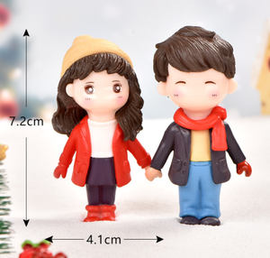 Décoration de gâteau en résine peinte à la main en gros, figurine de couple Mr & Mrs, mariée et marié pour mariage - Product Image 2