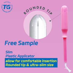 Tampones Kinzino de Algodón Orgánico Puro Sin Químicos, Absorbencia Regular, Aplicador Sin BPA para Mujeres que Practican una Salud Holística y Natural - Product Image 4