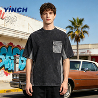Nouveautés LAYENNE : T-shirt Homme Manches Courtes Streetwear Personnalisé Oversize 250g – T-shirt Sport Décontracté pour les Loisirs