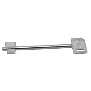 <span class=keywords><strong>Clé</strong></span> vierge en métal de 185 mm à <span class=keywords><strong>prix</strong></span> avantageux pour coffre-fort, serrure à <span class=keywords><strong>double</strong></span> panneton - Product Image 2
