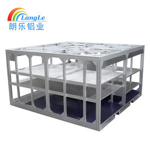 Groothandel Aangepaste Afmeting Geanodiseerd Frame Tafelblad Aluminium Profiel T Slot <span class=keywords><strong>Aquarium</strong></span> Stand - Product Image 6