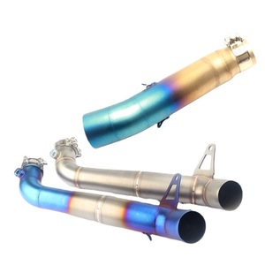 Tuyau d'échappement modifié, section intermédiaire courbée pour Honda CBR500 CB1000R NC700 NC750, diamètre 10 - Product Image 1