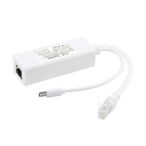 Splitter PoE Actif Type C 5V 2.4A IEEE 802.3af 48V vers 5V 12W Garantie 1 An 2 Ports Certifié CE/RoHS - Product Image 1