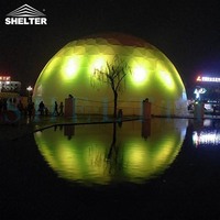 Grand dôme de projection de luxe de tente de dôme de planétarium de 50m pour l'événement