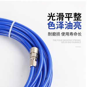 สายลมแรงดันสูง 8x12 มม. วัสดุ PU ผิวเรียบ ทนทาน สำหรับใช้งานในอุตสาหกรรม - Product Image 1