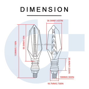 Accesorios para Motocicleta, Luz Intermitente LED de Señal de Giro, Intermitente Fluida G310R para <span class=keywords><strong>BMW</strong></span> G <span class=keywords><strong>310</strong></span> R G310 R 2017-2023 2022 <span class=keywords><strong>2021</strong></span> - Product Image 5