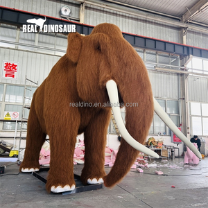 Ngoài trời animatronic động vật bức tượng sống động như thật Robot voi ma mút mô hình động vật - Product Image 6