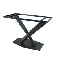 Vente directe d'usine sur pieds de meubles en métal table de restaurant moderne cadre de table en fer robuste et durable