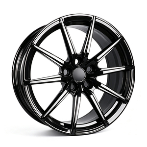 Neue Maßgefertigte Monoblock 18-24 Zoll 5x112/5x114.3/5x120 Geschmiedete Leichtmetallfelgen Matt Schwarz Hochleistungsfähig - Product Image 2