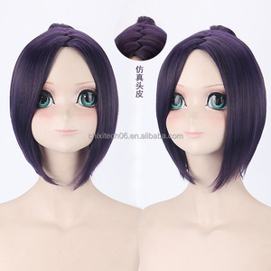Peluca de cosplay de Lord Santa, estilo Governess Reborn Cullom Calvary, en colores morado, negro y azul, estilo anime. - Product Image 6