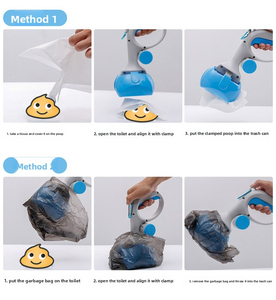 Fournitures <span class=keywords><strong>pour</strong></span> animaux <span class=keywords><strong>de</strong></span> compagnie Toilette <span class=keywords><strong>pour</strong></span> animaux <span class=keywords><strong>de</strong></span> compagnie Pince portable <span class=keywords><strong>de</strong></span> poche Toilette peut mettre Sac à ordures Chat <span class=keywords><strong>Chien</strong></span> Pince Grattoir - Product Image 2