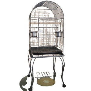 Gabbia per pappagalli in metallo gabbia per uccelli grande gabbia per animali domestici gabbia per cani porta uccelli - Product Image 1