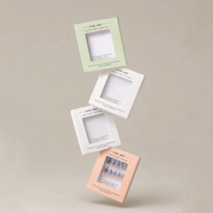 Luxury Rigid Nail Packaging Box, Foil Stamping UV Embossed Custom Brand Box for Nail Art - Product Image 3