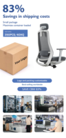 Chaise de bureau avec support lombaire pour le travail au bureau, chaise de bureau moderne en maille, chaise de jeu ergonomique